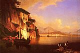 Franz Richard Unterberger Paintings - Motio Du Lac Du Garda by Franz Richard Unterberger